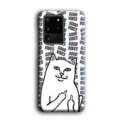 Kitty Good Vibes Campaign Samsung Galaxy S20 Ultra Case-Oxvistore