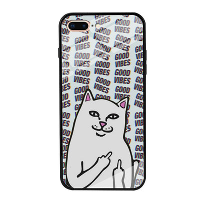 Kitty Good Vibes Campaign iPhone 7 Plus Case-Oxvistore