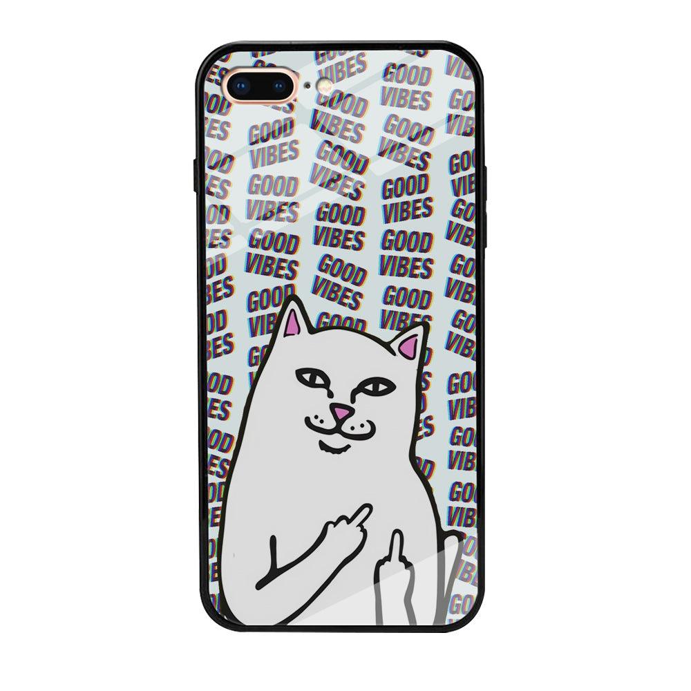 Kitty Good Vibes Campaign iPhone 8 Plus Case-Oxvistore