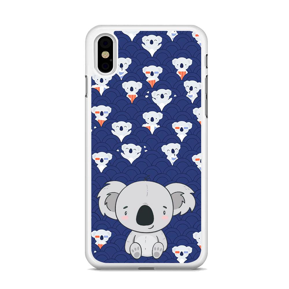 Koala Face of Happiness iPhone X Case-Oxvistore