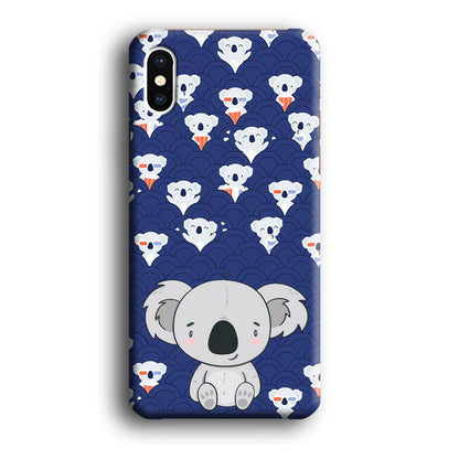 Koala Face of Happiness iPhone X Case-Oxvistore