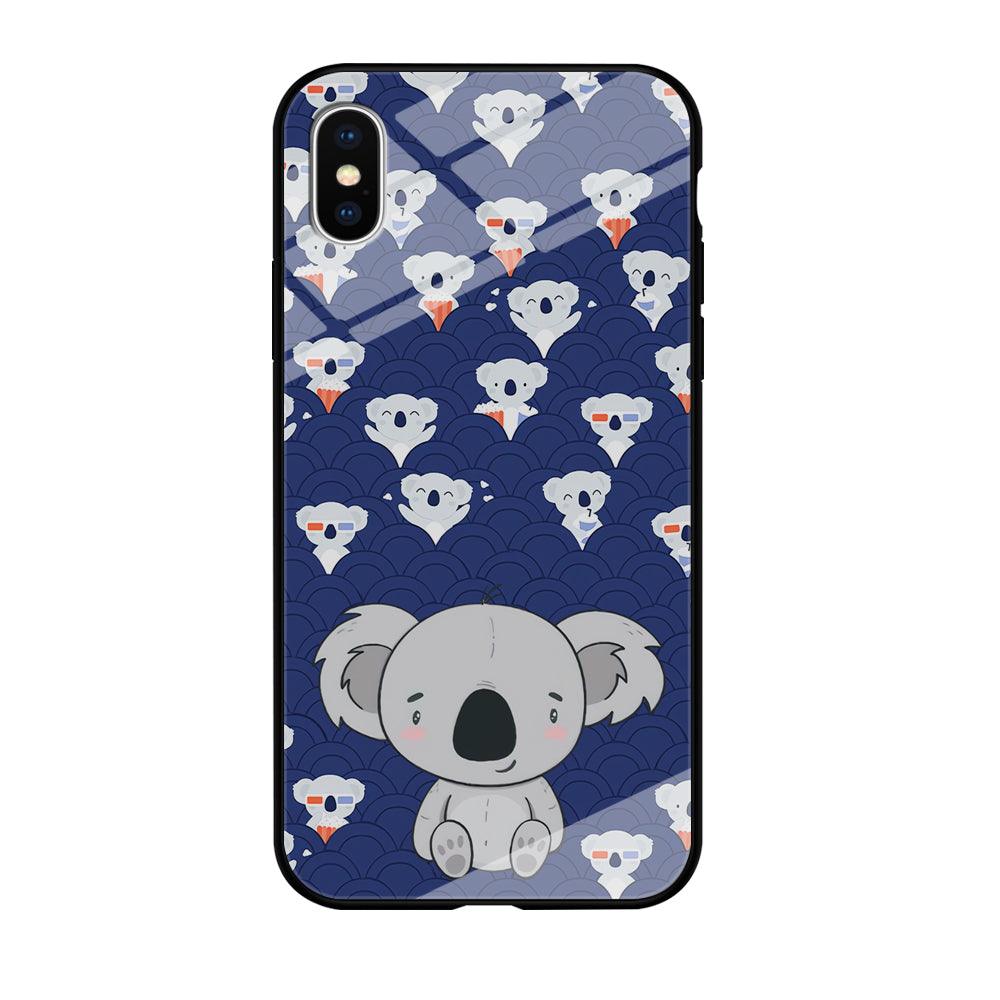 Koala Face of Happiness iPhone X Case-Oxvistore