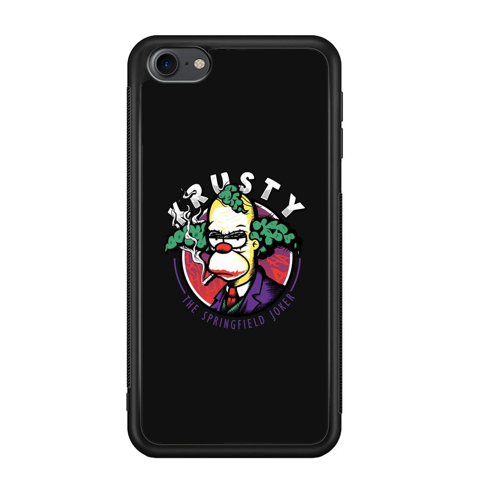 Krusty The Joker Springfield iPod Touch 6 Case-Rubber Black (2D Case)-Oxvistore