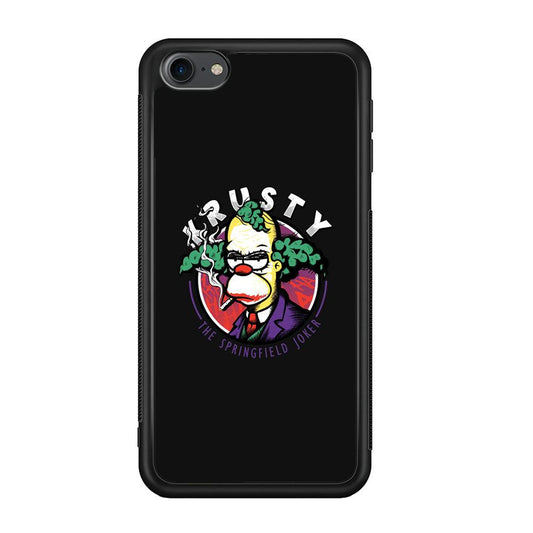 Krusty The Joker Springfield iPod Touch 6 Case-Rubber Black (2D Case)-Oxvistore