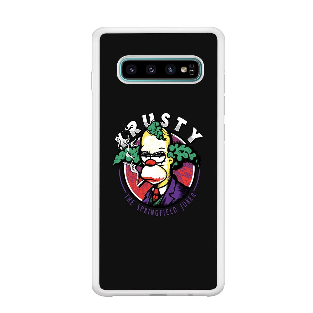 Krusty The Joker Springfield Samsung Galaxy S10 Plus Case-Oxvistore