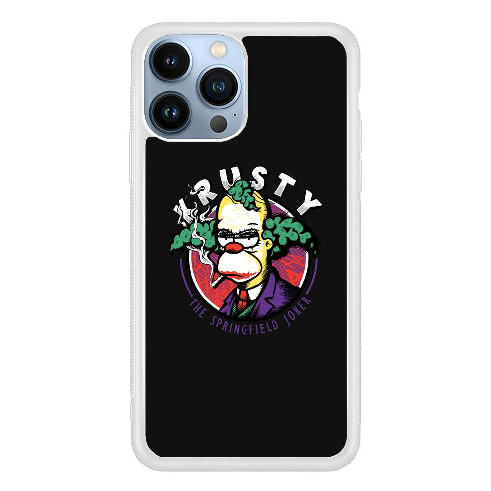 Krusty The Joker Springfield iPhone 14 Pro Max Case-Oxvistore