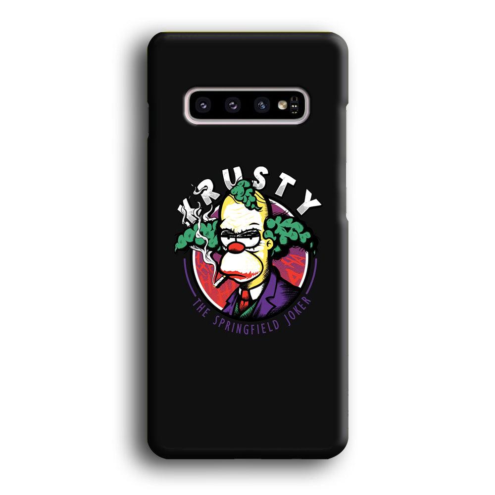 Krusty The Joker Springfield Samsung Galaxy S10 Plus Case-Oxvistore