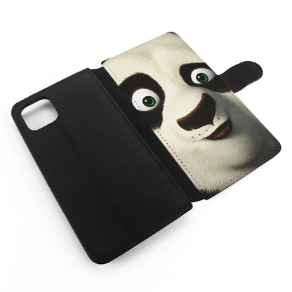 Kung Fu Panda Closeup Flip Wallet Phone Case