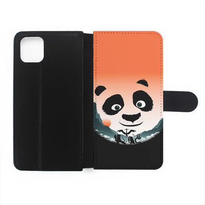 Kung Fu Panda Exercise Flip Wallet Phone Case