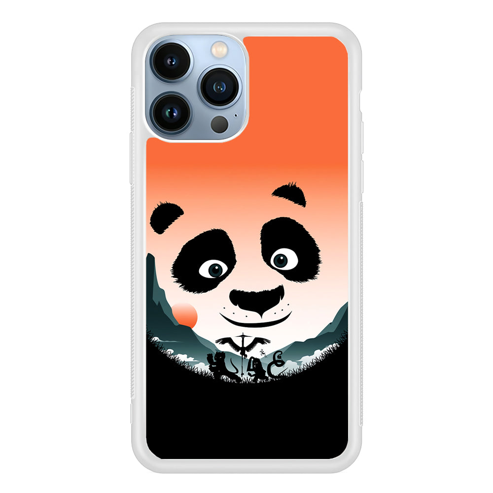 Kung Fu Panda Exercise 2D Rubber Phone Case