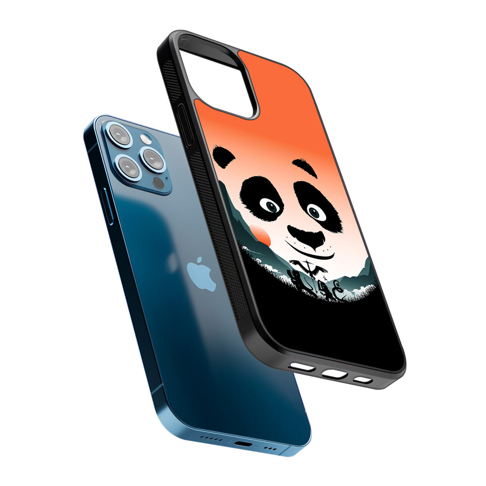 Kung Fu Panda Exercise 2D Rubber Phone Case