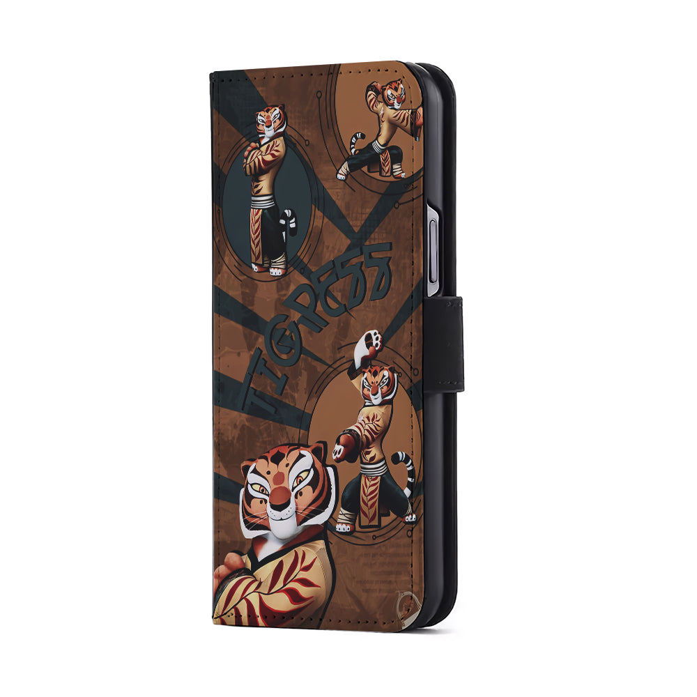 Kung Fu Panda Tigress Flip Wallet Phone Case