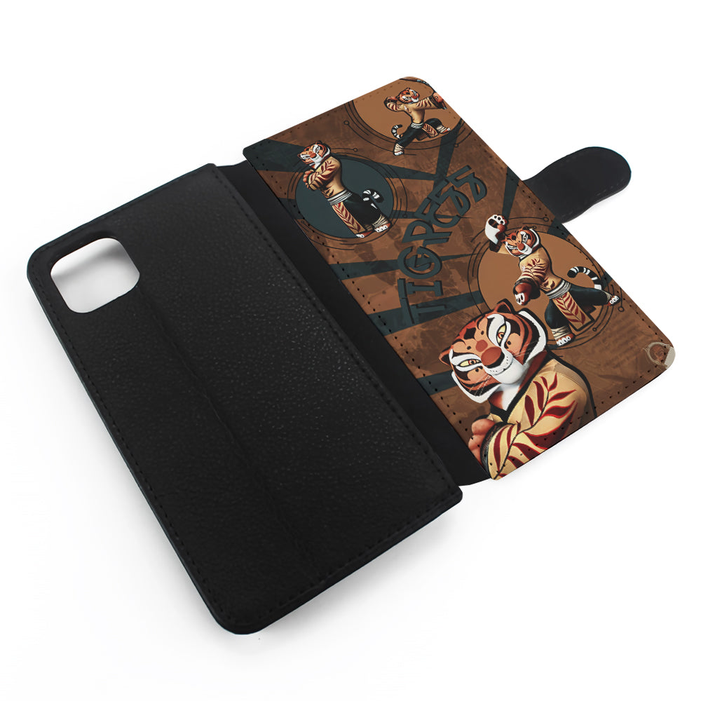 Kung Fu Panda Tigress Flip Wallet Phone Case