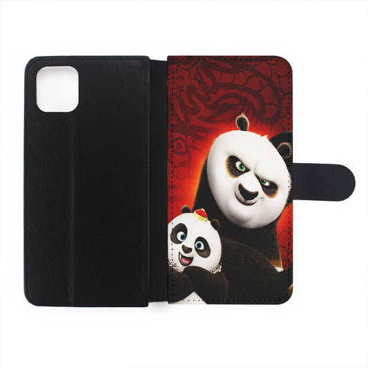 Kung Fu Panda With Baby Po Flip Wallet Phone Case