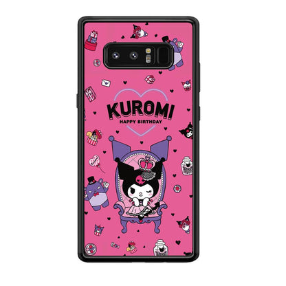 Kuromi Birthday Theme Samsung Galaxy Note 8 Case-Oxvistore