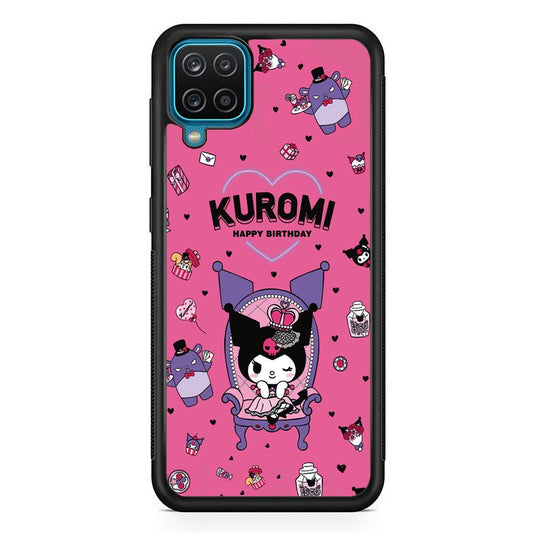 Kuromi Birthday Theme Samsung Galaxy A12 Case-Oxvistore