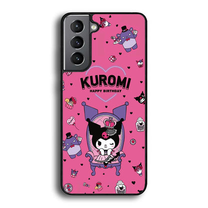 Kuromi Birthday Theme Samsung Galaxy S21 Case-Oxvistore