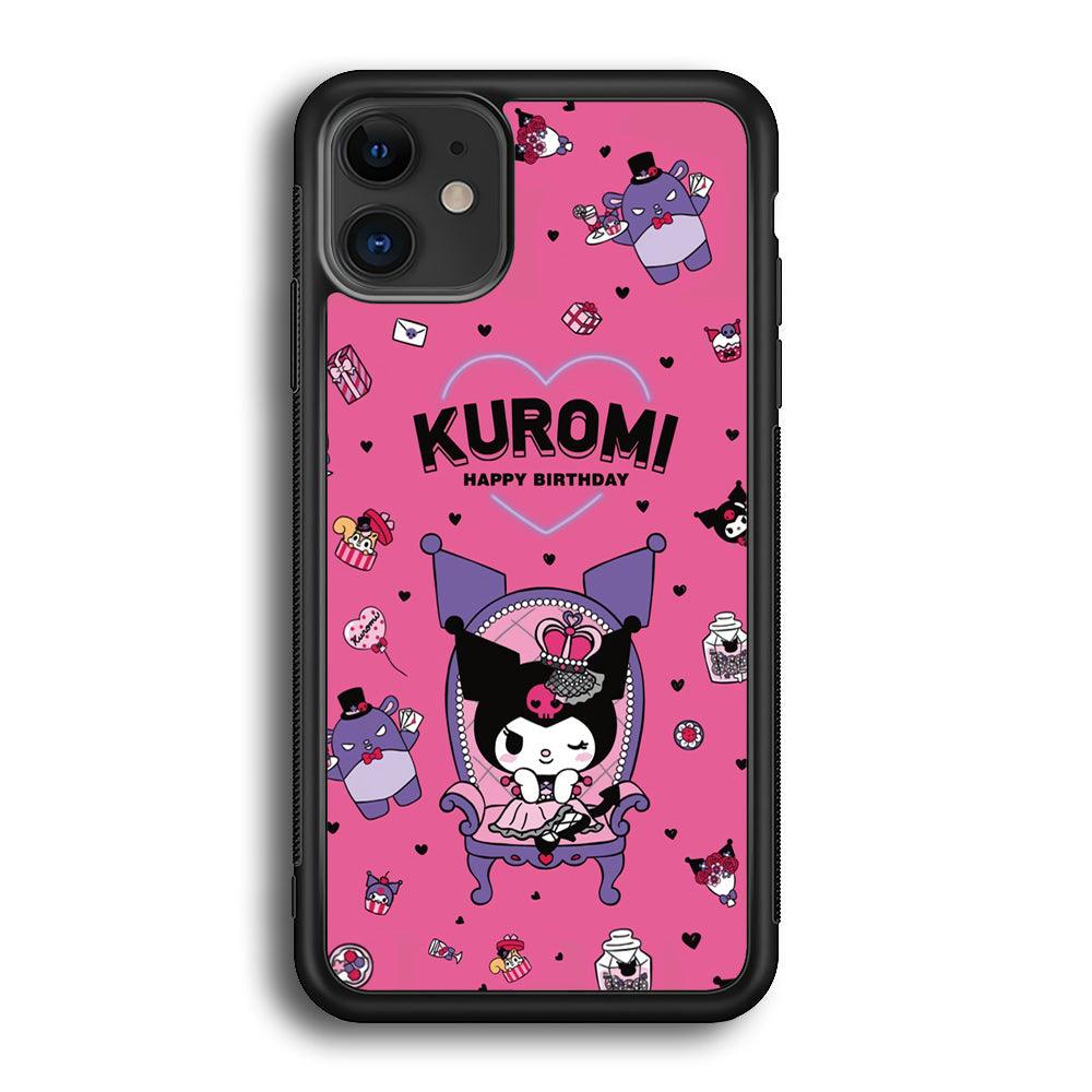 Kuromi Birthday Theme iPhone 12 Case-Oxvistore