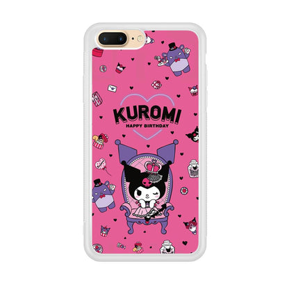 Kuromi Birthday Theme iPhone 8 Plus Case-Oxvistore