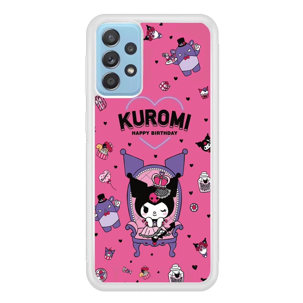 Kuromi Birthday Theme Samsung Galaxy A72 Case-Oxvistore