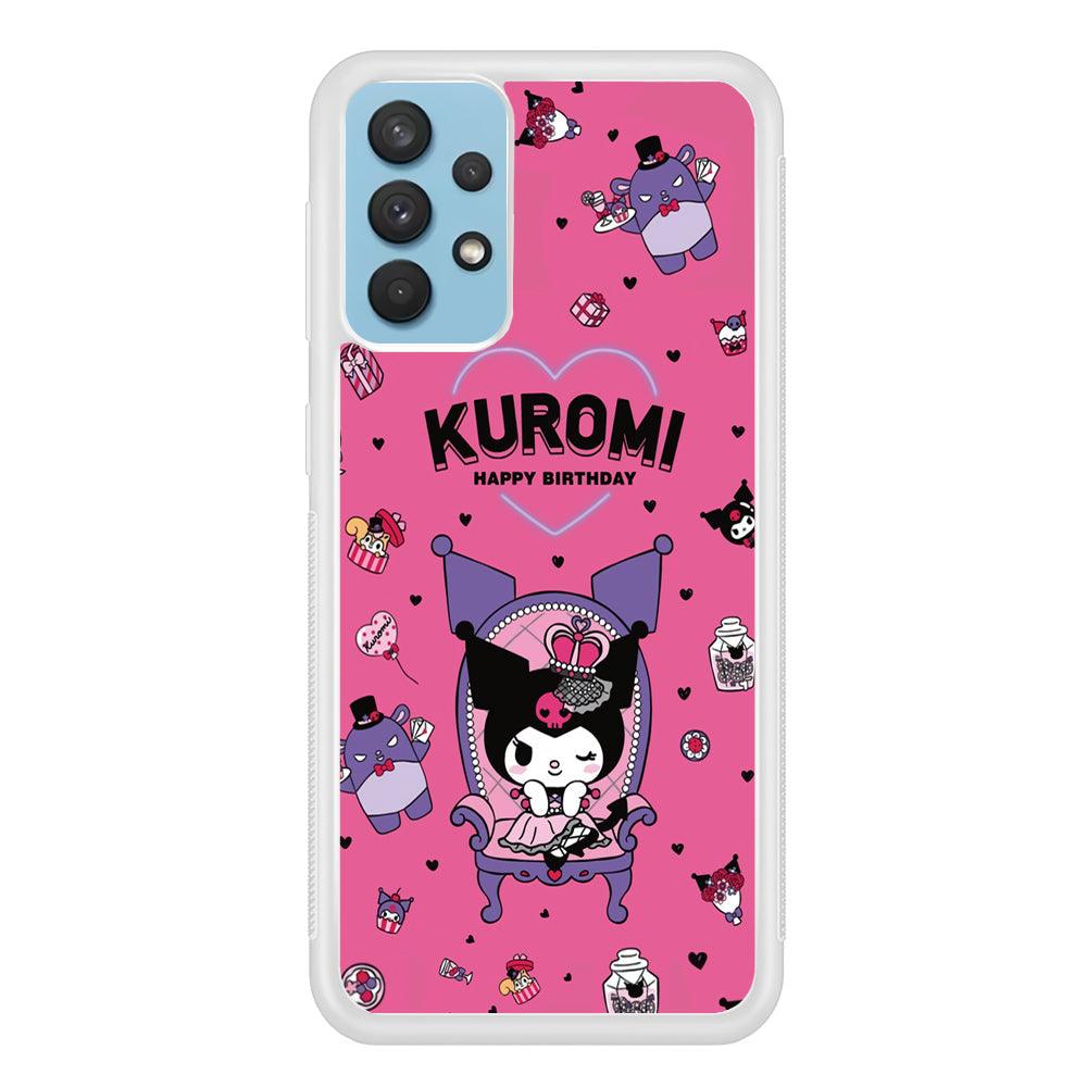 Kuromi Birthday Theme Samsung Galaxy A32 Case-Oxvistore