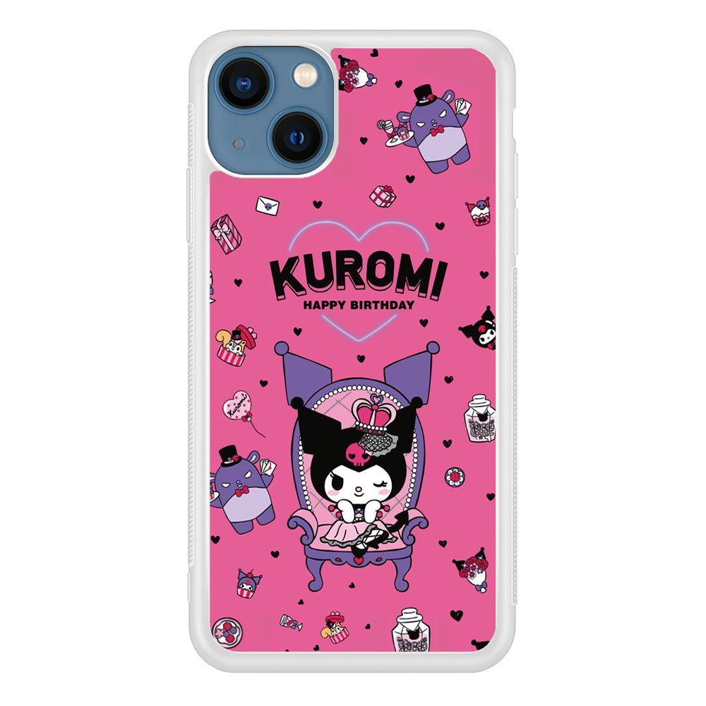 Kuromi Birthday Theme iPhone 15 Plus Case-Oxvistore