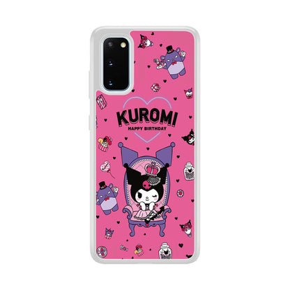 Kuromi Birthday Theme Samsung Galaxy S20 Case-Oxvistore