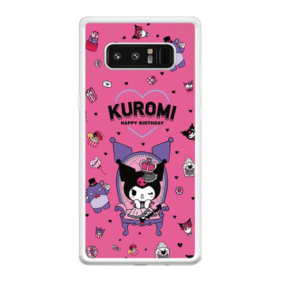 Kuromi Birthday Theme Samsung Galaxy Note 8 Case-Oxvistore