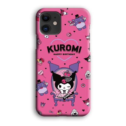 Kuromi Birthday Theme iPhone 12 Case-Oxvistore