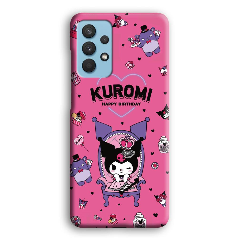 Kuromi Birthday Theme Samsung Galaxy A32 Case-Oxvistore