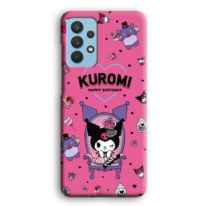 Kuromi Birthday Theme Samsung Galaxy A32 Case-Oxvistore