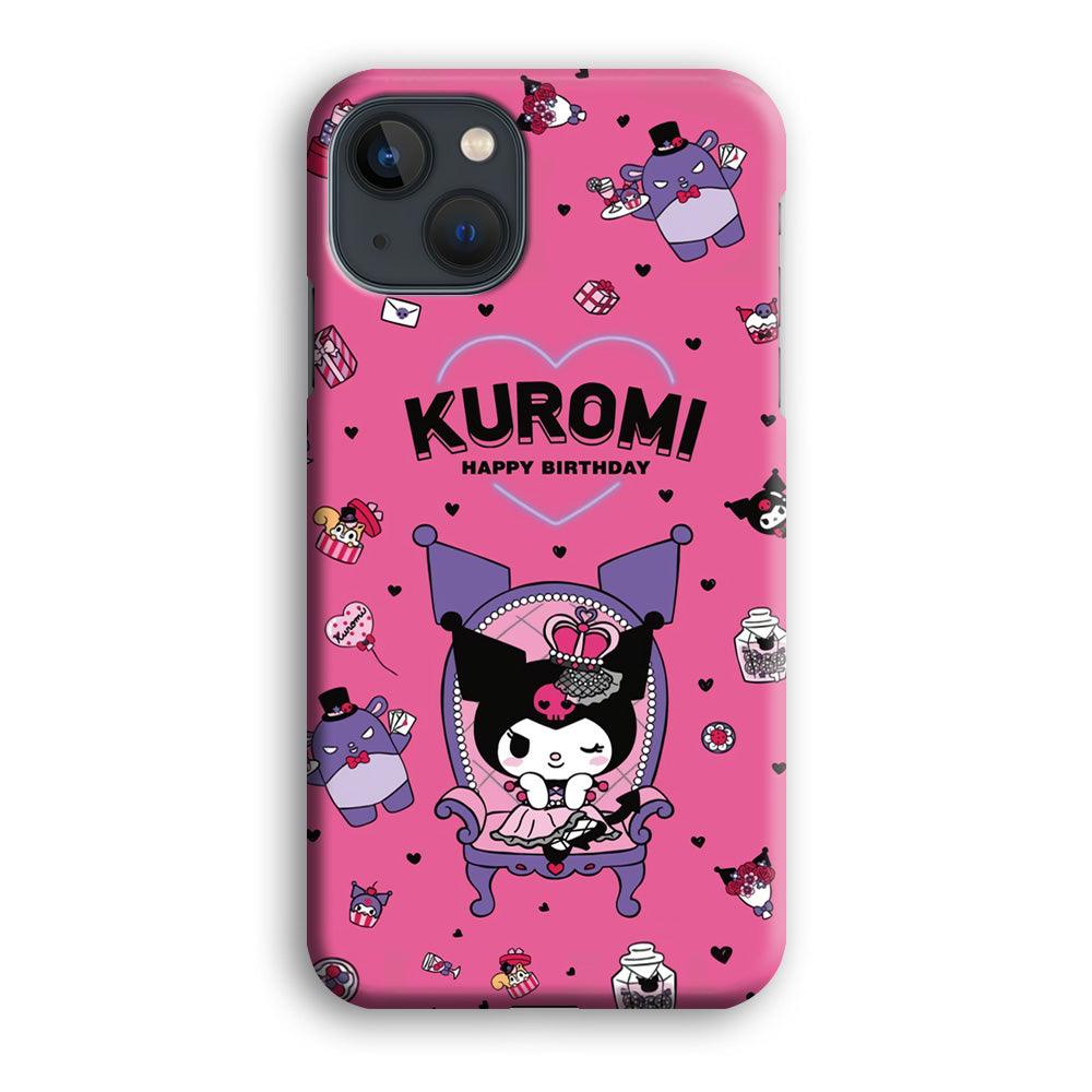 Kuromi Birthday Theme iPhone 15 Plus Case-Oxvistore