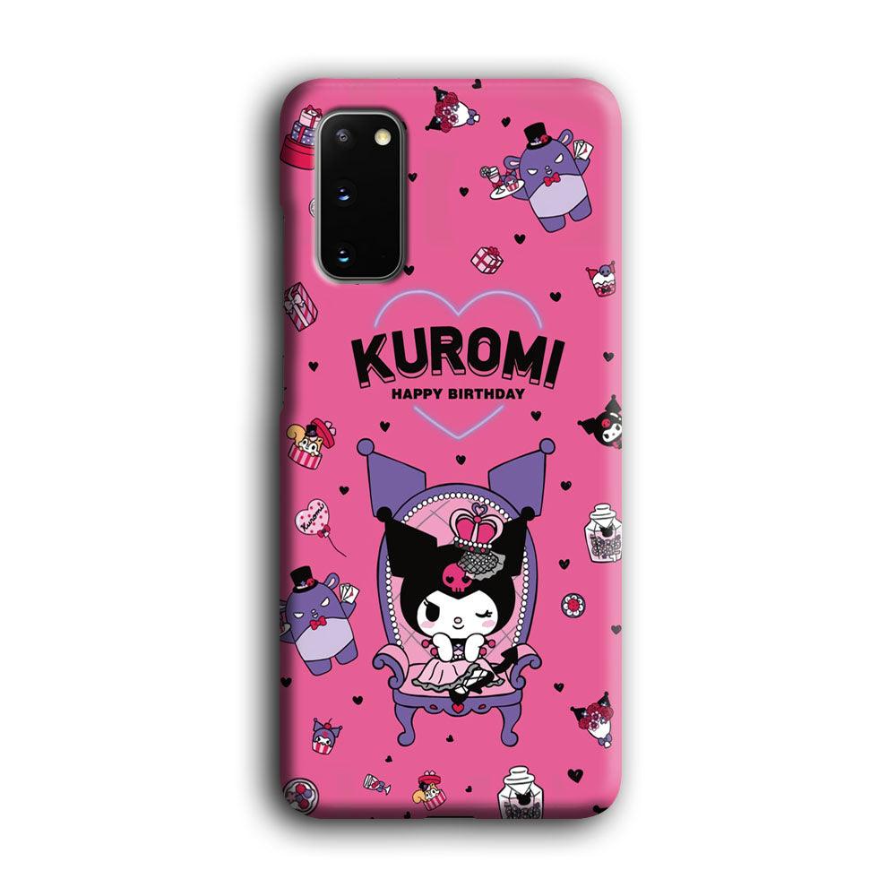 Kuromi Birthday Theme Samsung Galaxy S20 Case-Oxvistore