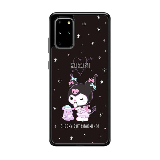 Kuromi Cheeky But Charming Samsung Galaxy S20 Plus Case-Rubber Black (2D Case)-Oxvistore