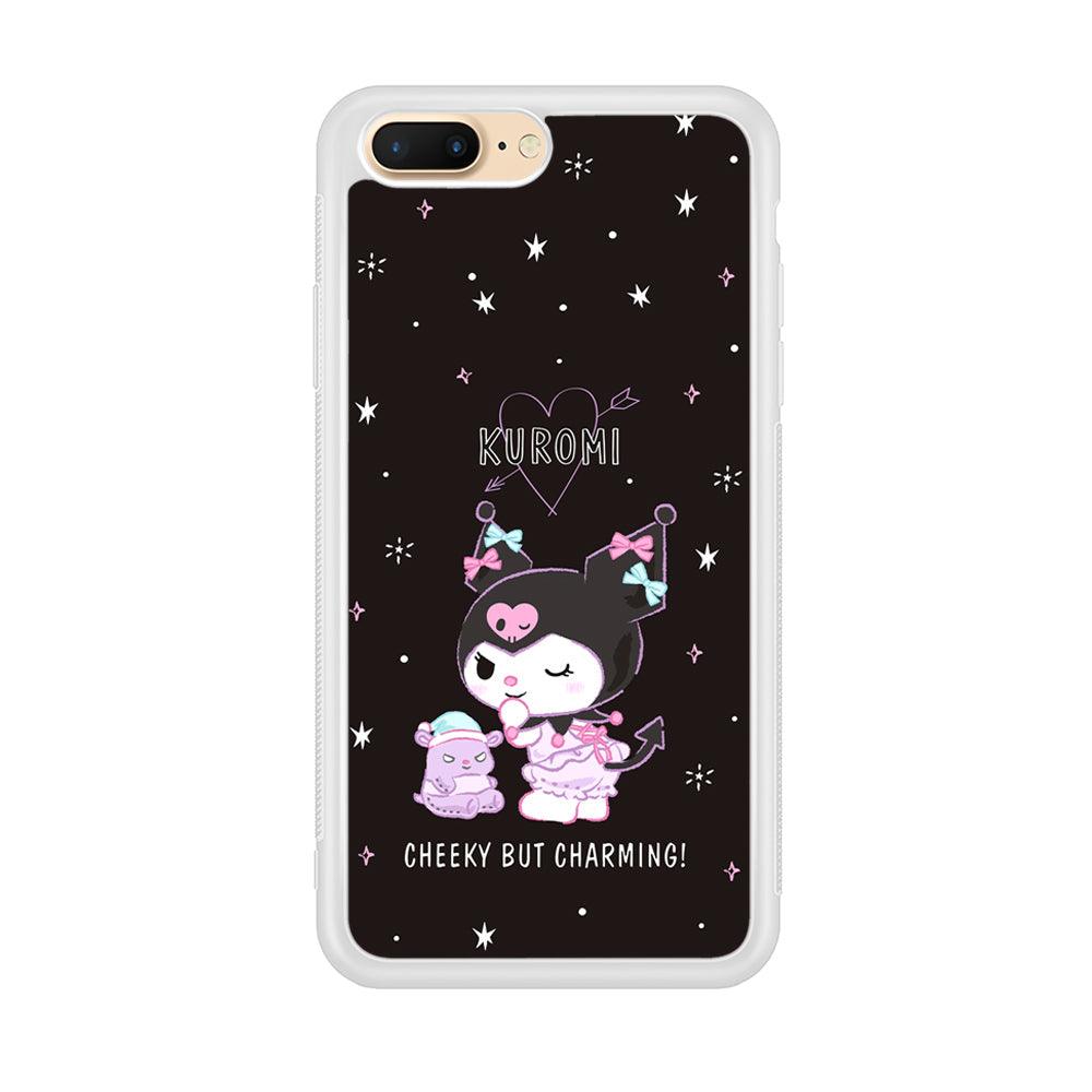 Kuromi Cheeky But Charming iPhone 8 Plus Case-Oxvistore