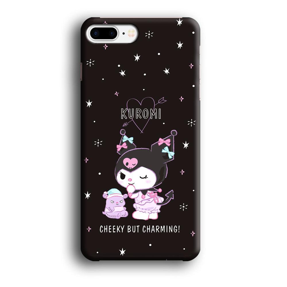 Kuromi Cheeky But Charming iPhone 8 Plus Case-Oxvistore