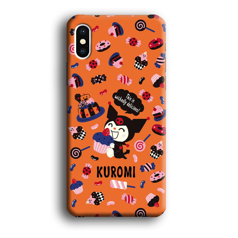 Kuromi Delicious Cake iPhone X Case-Oxvistore