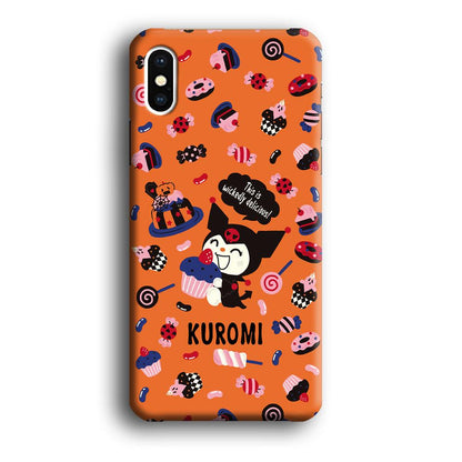 Kuromi Delicious Cake iPhone X Case-Oxvistore