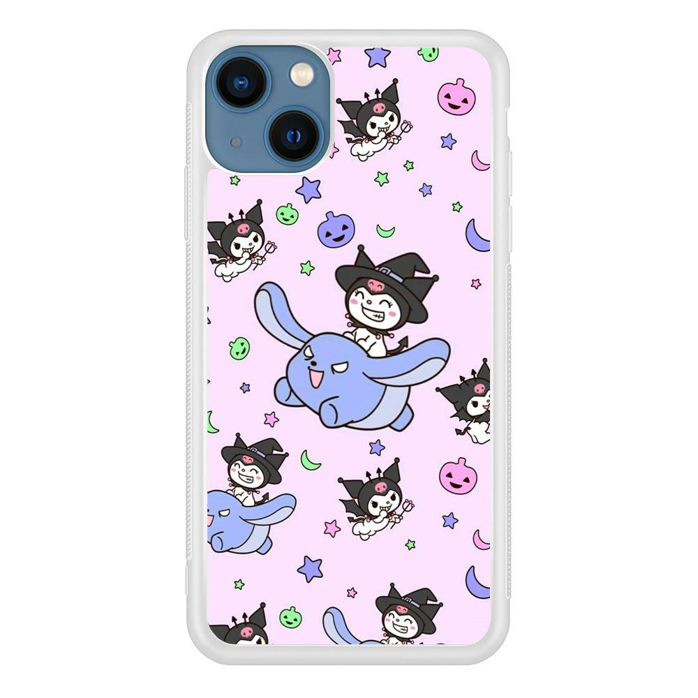 Kuromi Flying Partner iPhone 15 Plus Case-Oxvistore