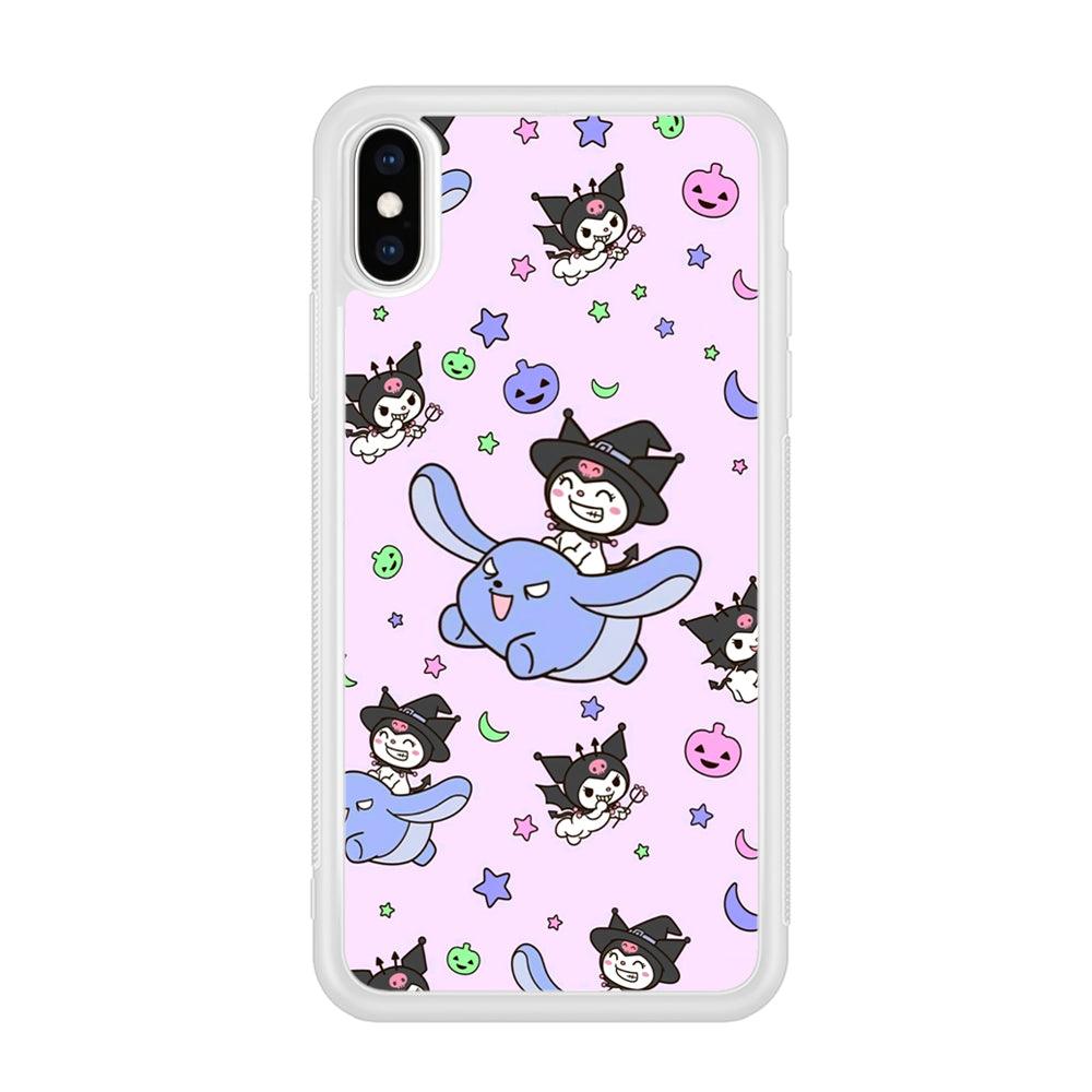 Kuromi Flying Partner iPhone X Case-Oxvistore