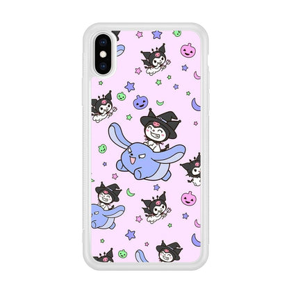 Kuromi Flying Partner iPhone X Case-Oxvistore