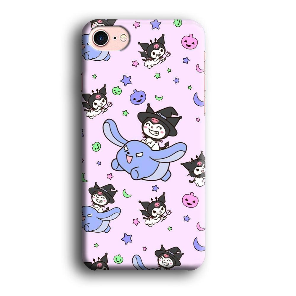 Kuromi Flying Partner iPhone 8 Case-Oxvistore