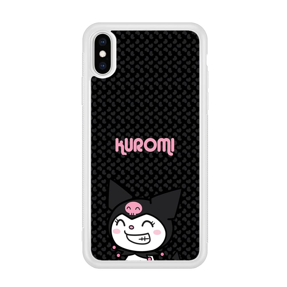 Kuromi Make The World Smile iPhone X Case-Oxvistore