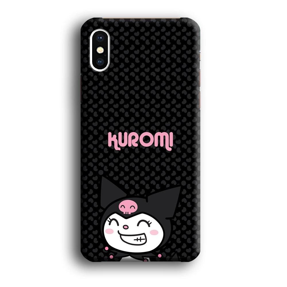 Kuromi Make The World Smile iPhone X Case-Oxvistore