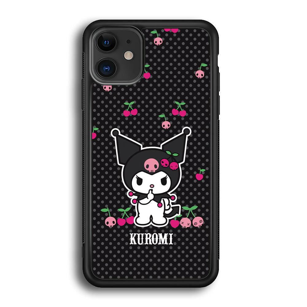 Kuromi Please Keep Silent iPhone 12 Case-Oxvistore