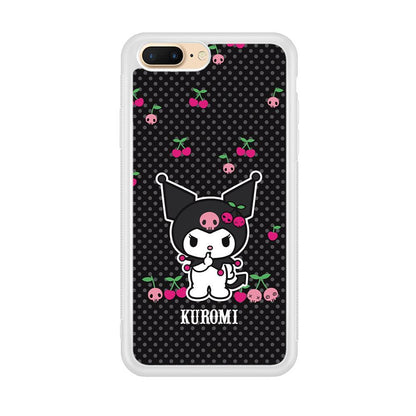 Kuromi Please Keep Silent iPhone 8 Plus Case-Oxvistore