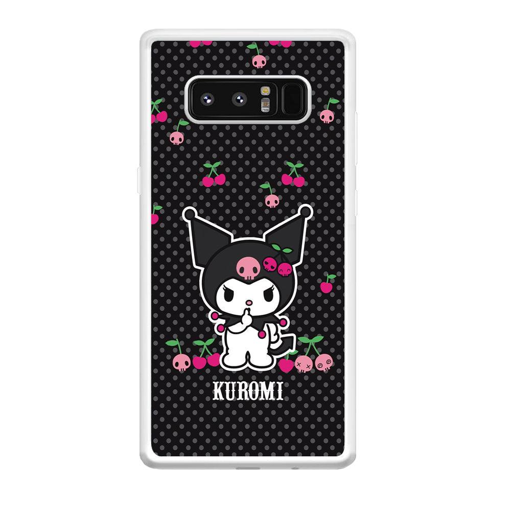 Kuromi Please Keep Silent Samsung Galaxy Note 8 Case-Oxvistore