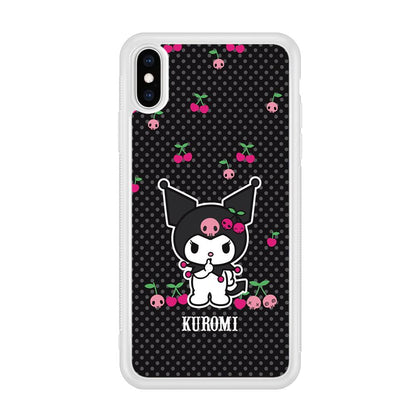 Kuromi Please Keep Silent iPhone X Case-Oxvistore