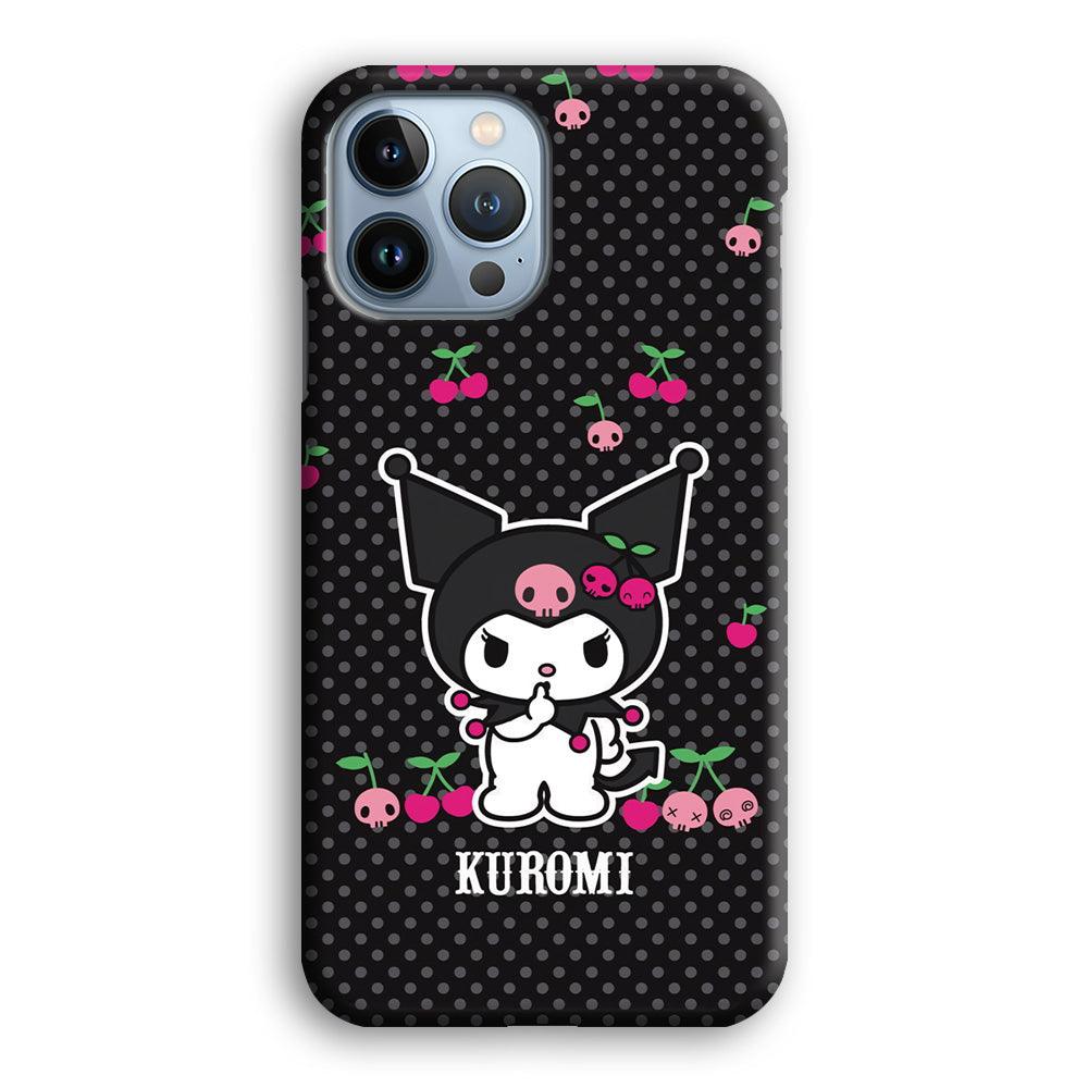 Kuromi Please Keep Silent iPhone 14 Pro Case-Oxvistore