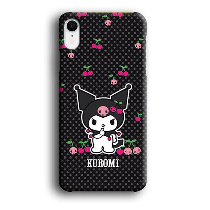 Kuromi Please Keep Silent iPhone XR Case-Oxvistore